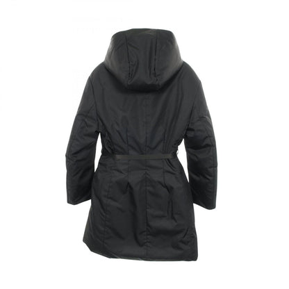 Prada Down Jacket Re-Nylon Black Nylon Coat — view 2