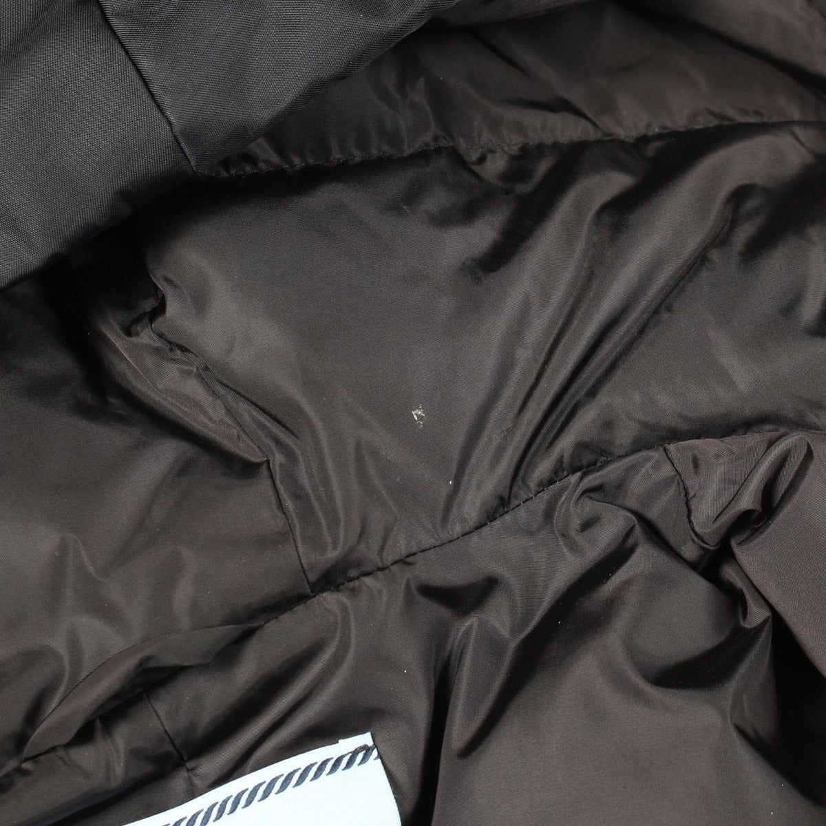 Prada Down Jacket Re-Nylon Black Nylon Coat — view 6