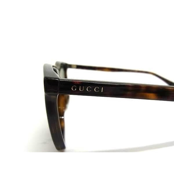 Gucci Sunglasses Brown Clear Green Acetate Tortoiseshell Style — view 3