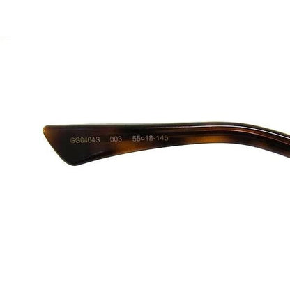 Gucci Sunglasses Brown Clear Green Acetate Tortoiseshell Style — view 4