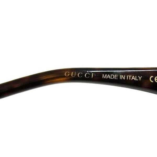Gucci Sunglasses Brown Clear Green Acetate Tortoiseshell Style — view 5