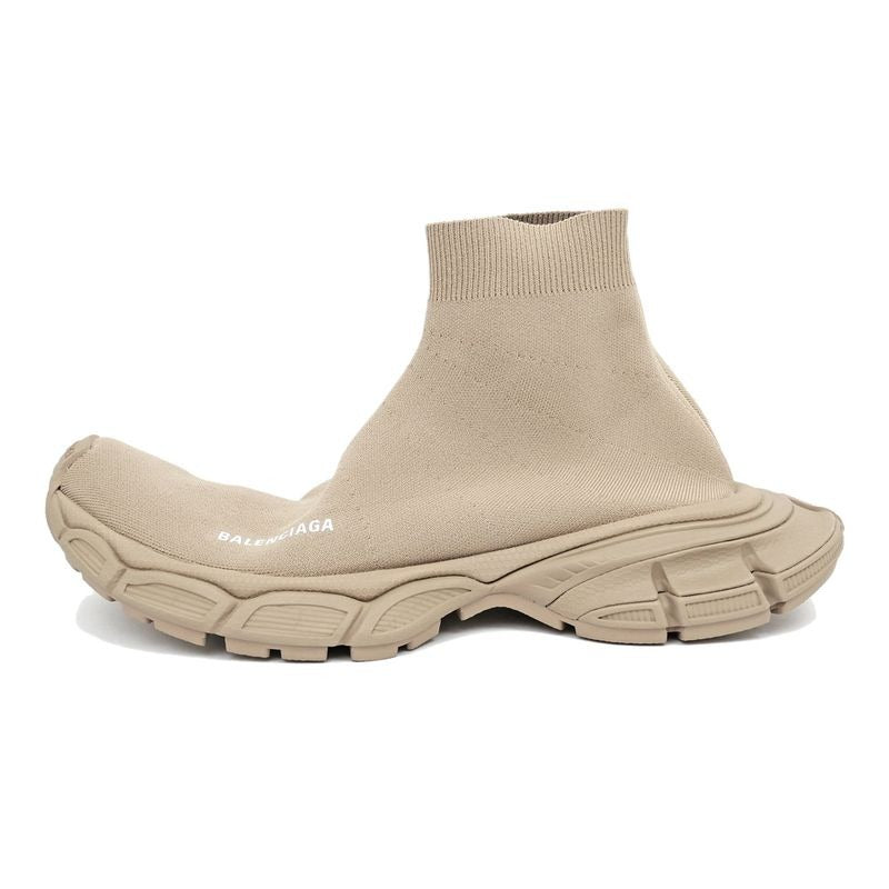 Balenciaga 3 XL Knit Socks Sneakers Beige Size 28.5 Shoes