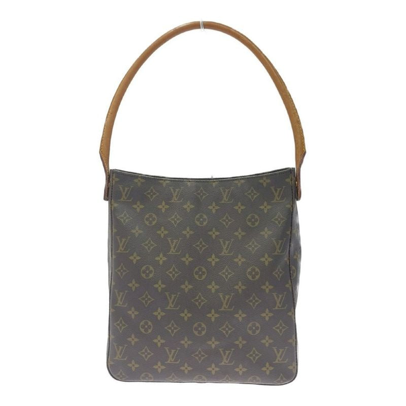 Louis Vuitton Monogram Looping GM Shoulder Bag Brown