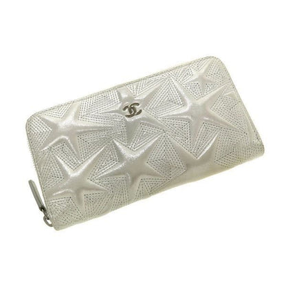 Chanel CC Logo Round Zip Wallet
