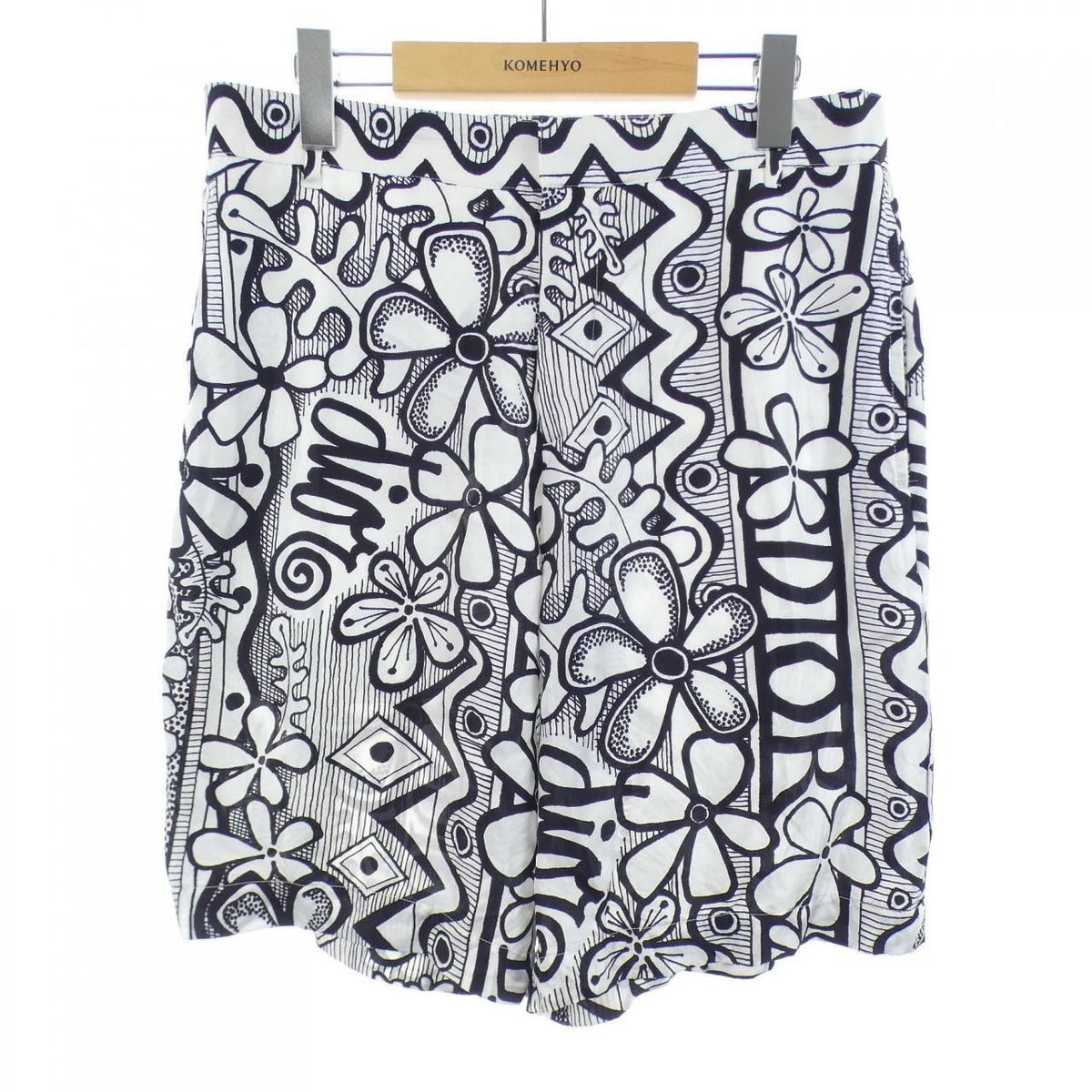 Dior Shawn Stussy Shorts Pants Black White