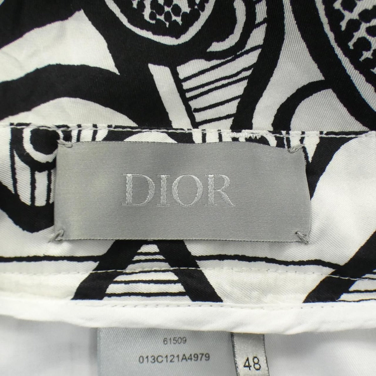 Dior Shawn Stussy Shorts Pants Black White — view 4
