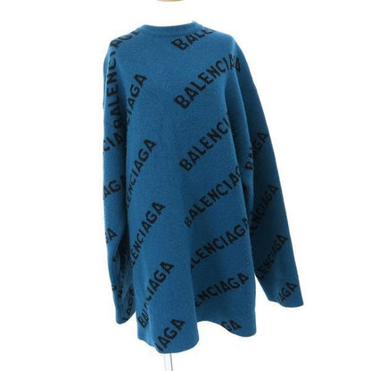 Balenciaga Knit Top Blue