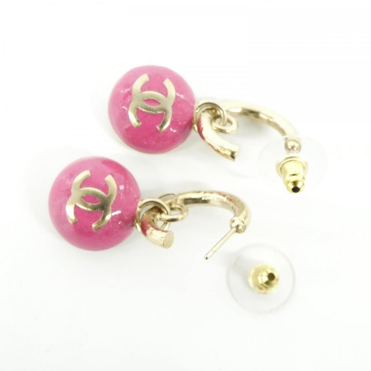 Chanel Earrings Pink — view 3