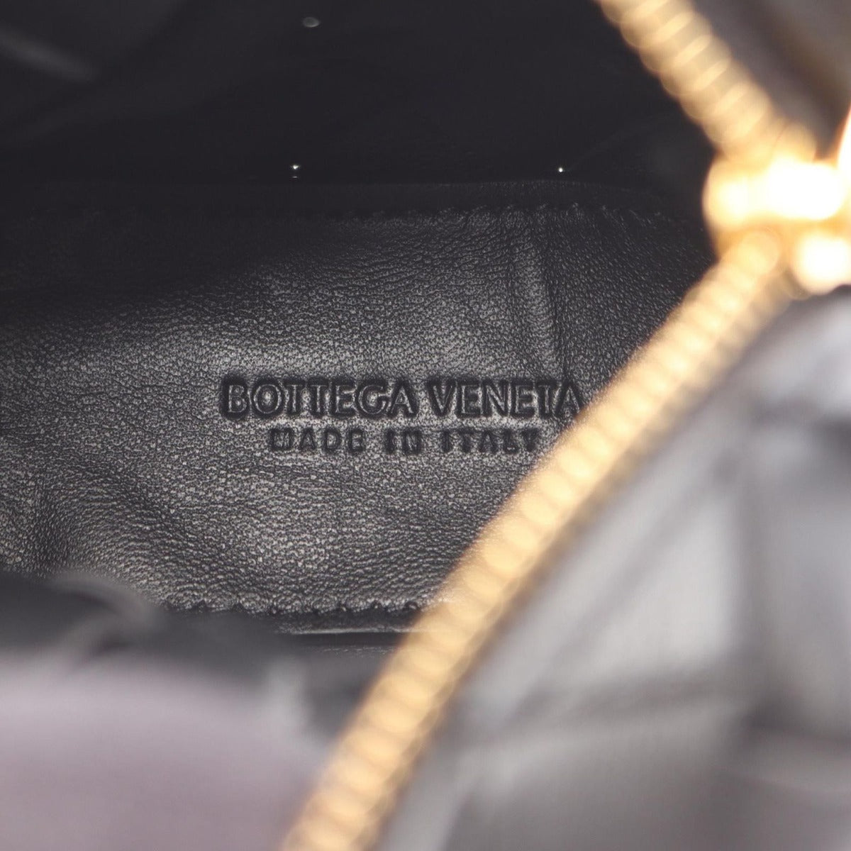 Bottega Veneta Shoulder Bag Intrecciato Micro Black Leather — view 4
