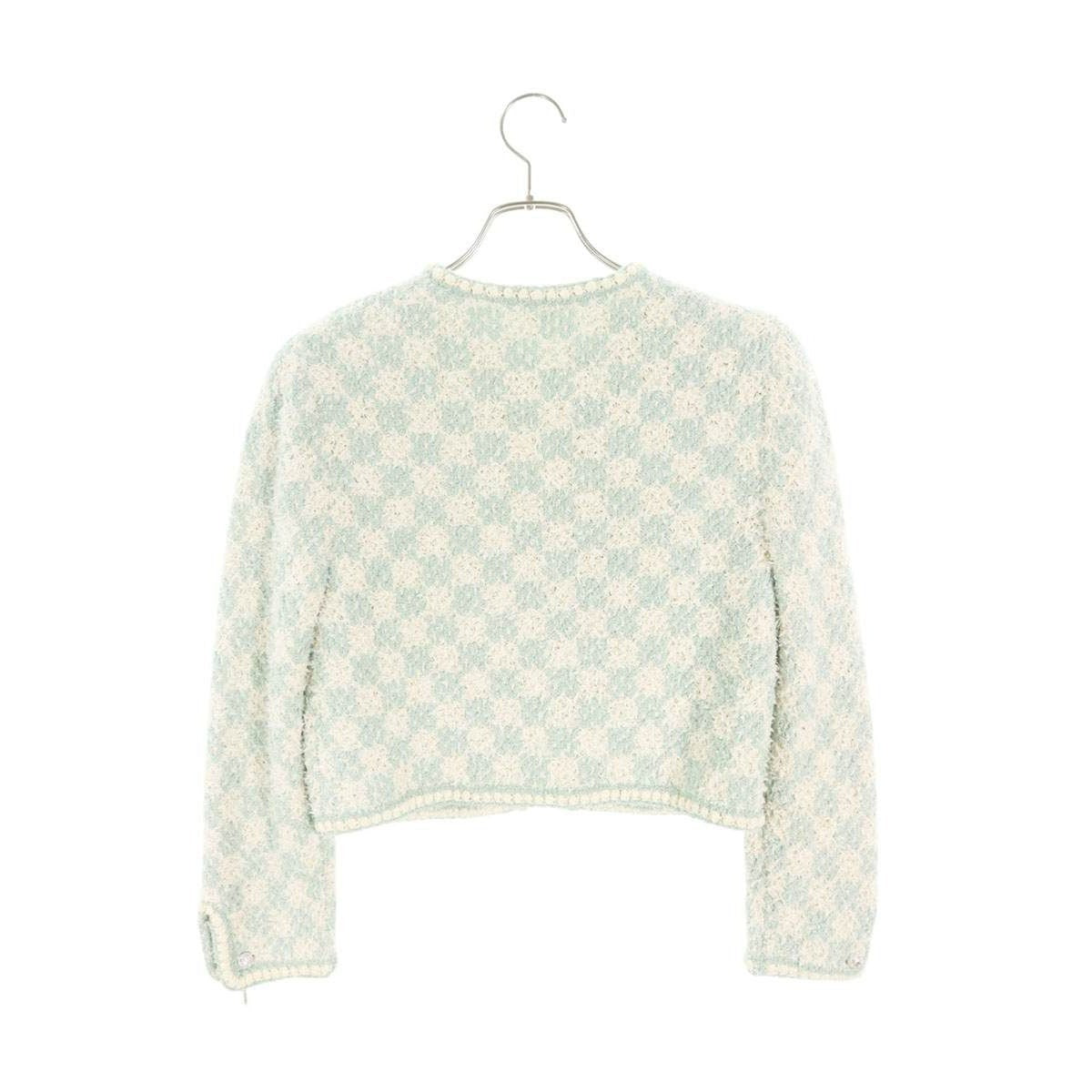 Chanel Colorless Tweed Jacket 38 — view 2