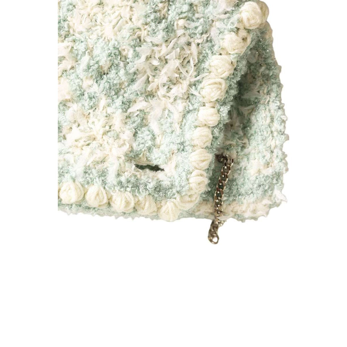 Chanel Colorless Tweed Jacket 38 — view 3