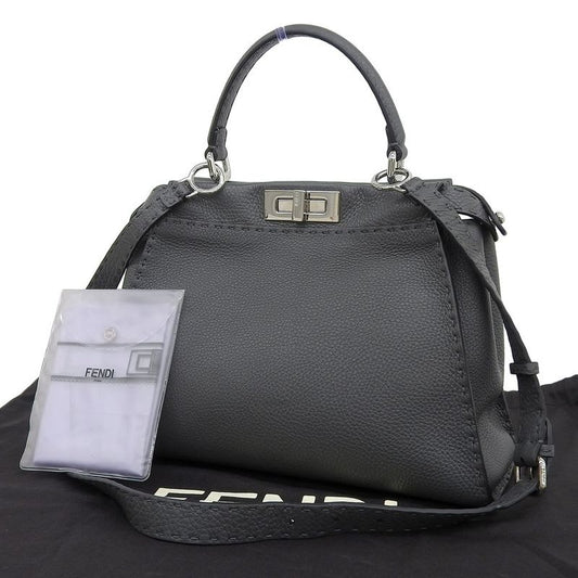 Fendi Peekaboo Selleria Shoulder Bag