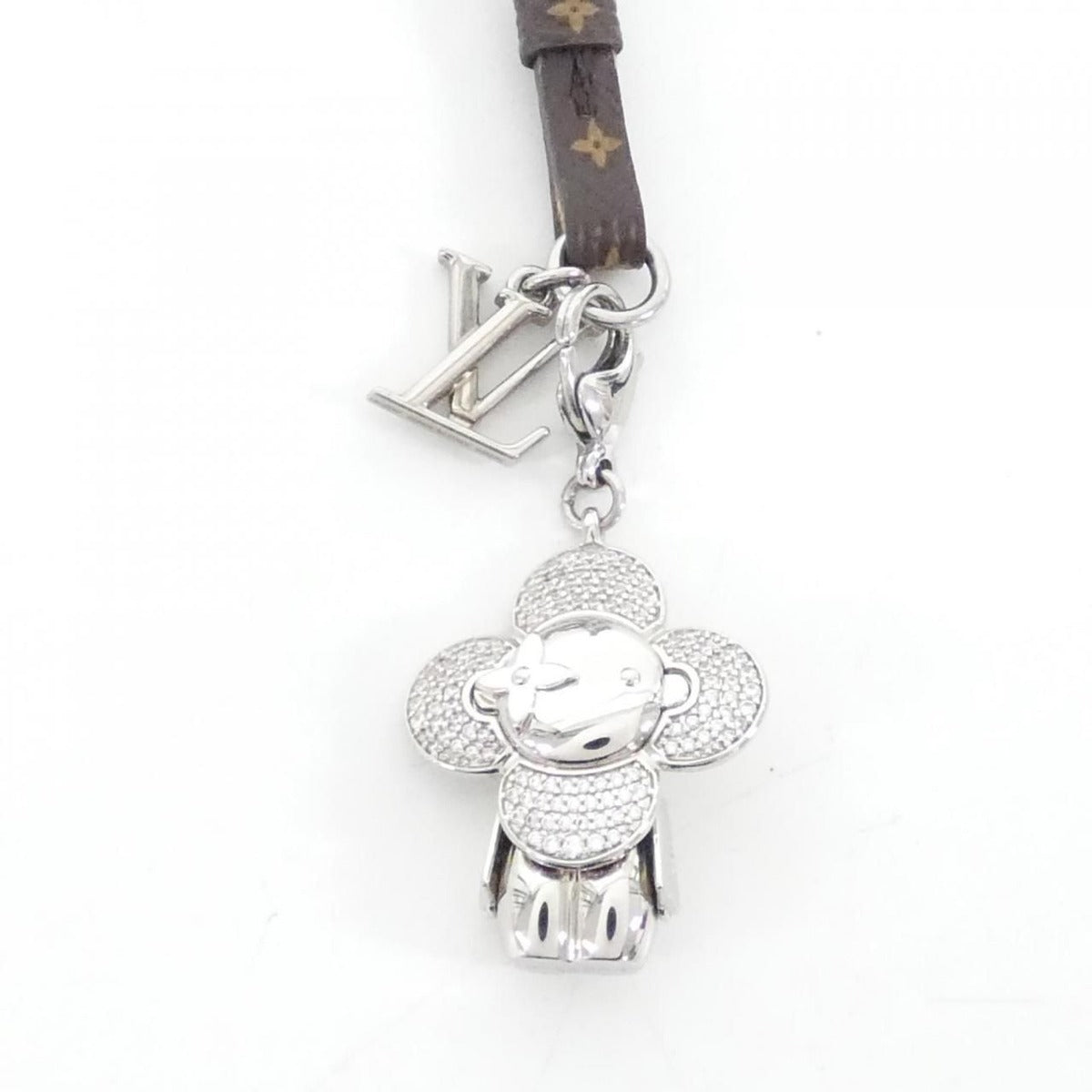 Louis Vuitton Monogram Bag Charm Mini Vivienne Strass — view 2
