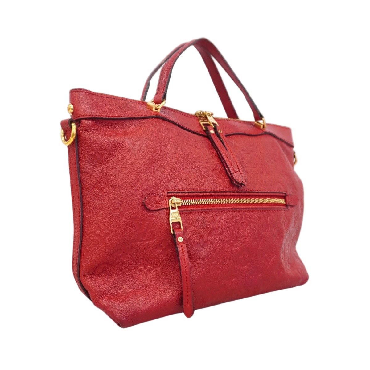 Louis Vuitton Handbag Monogram Empreinte Bastille PM Cerise — view 2