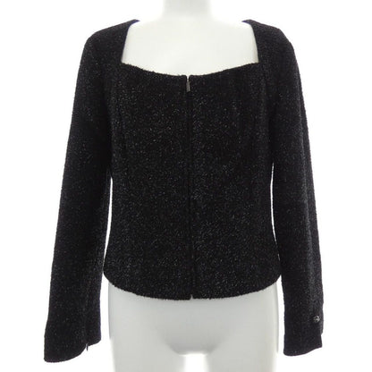 Chanel Collarless Jacket Black