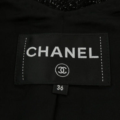 Chanel Collarless Jacket Black — view 5