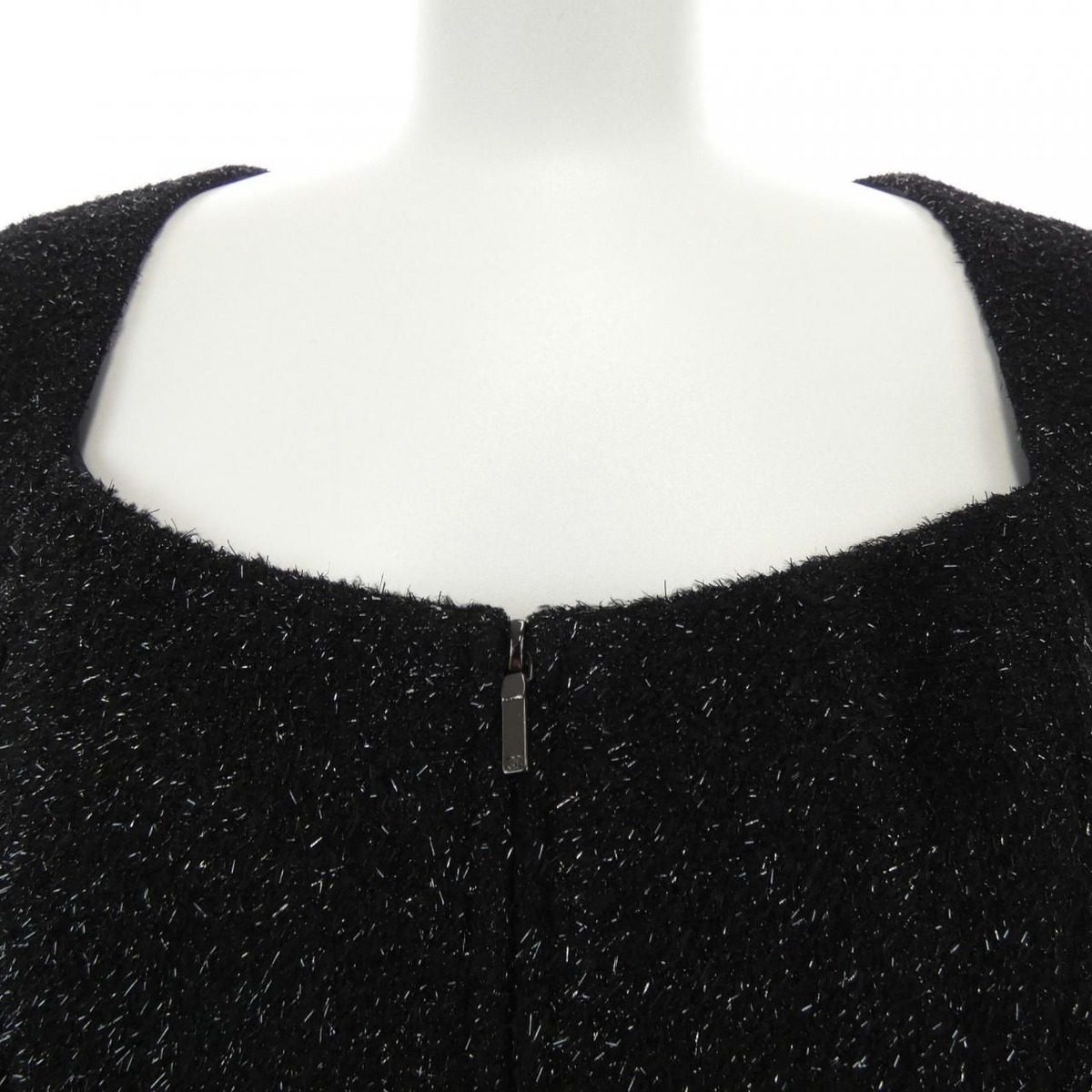 Chanel Collarless Jacket Black — view 6