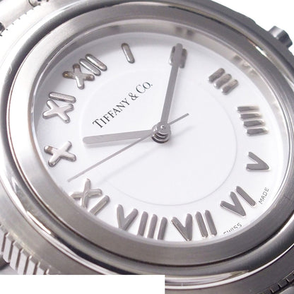 Tiffany & Co Intaglio White Dial SS Watch — view 5