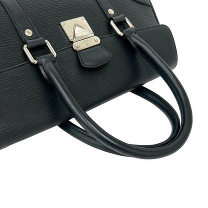 Louis Vuitton Segur PM Epi Logo Leather Mini Boston Bag Black — view 4