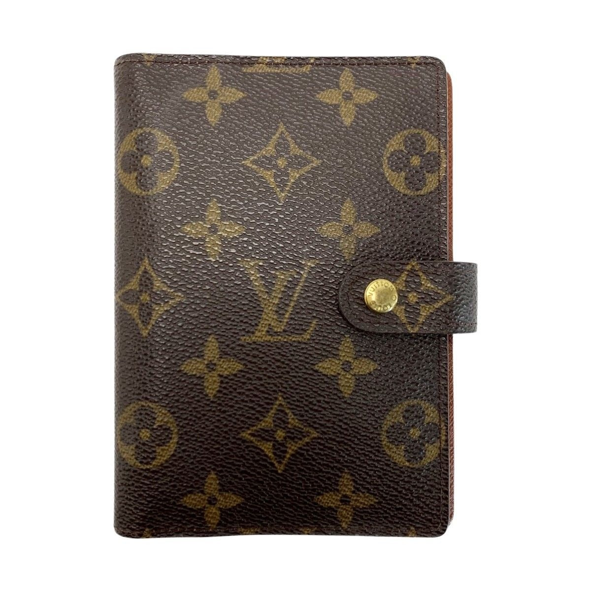 Louis Vuitton Monogram Agenda PM Notebook Cover Gold Hardware