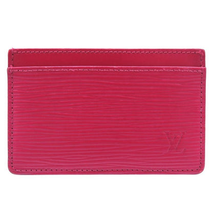Louis Vuitton Card Holder Surple Epi Fuchsia Case 0190