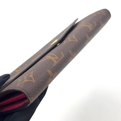 Louis Vuitton Portefeuille Sarah Monogram Fuchsia Pink Purple Brown Bifold — view 6