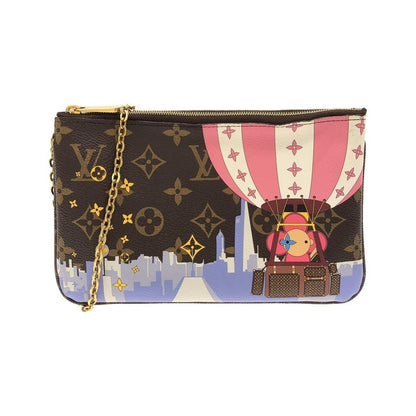 Louis Vuitton Monogram Holiday Pochette Double Zip Shoulder Bag