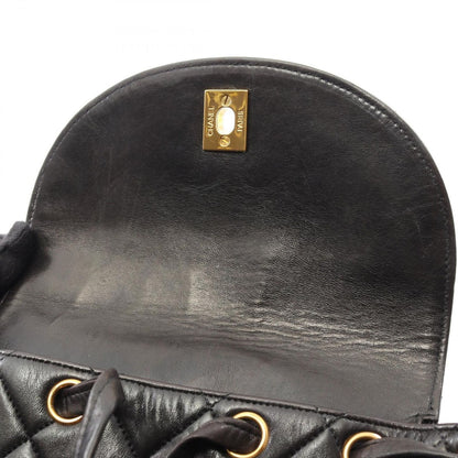 Chanel Backpack Quilted Black Lambskin — view 6