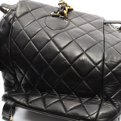 Chanel Backpack Quilted Black Lambskin — view 9