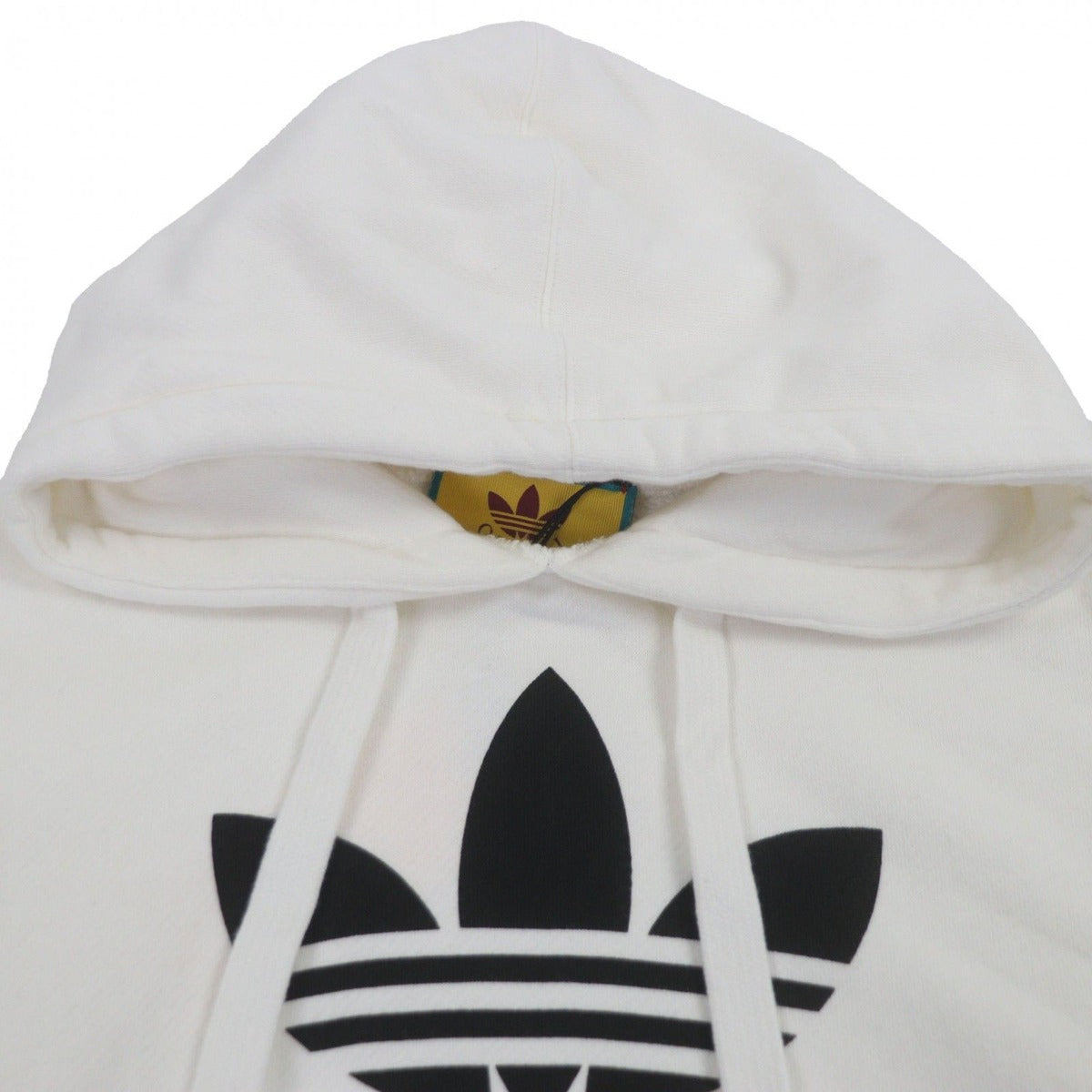 Gucci Adidas 100% Cotton Logo Print Pullover Jacket White Made — view 2