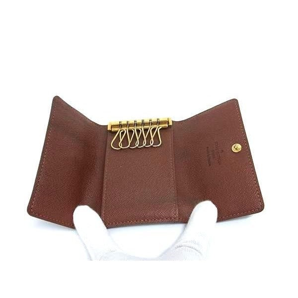 Louis Vuitton Key Case Monogram Multicles 6 Brown Leather — view 4
