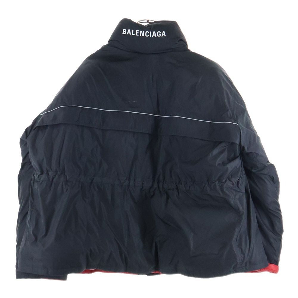 Balenciaga Wrap Multi Pocket Zip Up Jacket Black