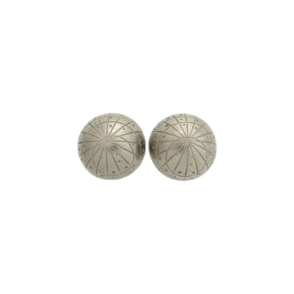 Hermes Zodiac Horoscope Metal Silver Earrings