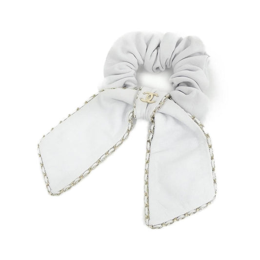 Chanel Scrunchie White M