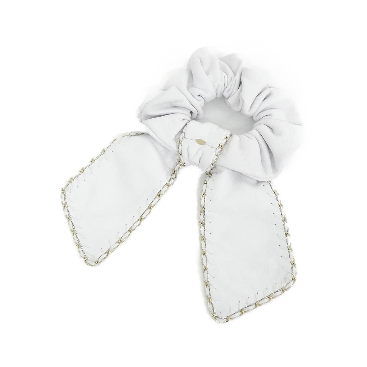 Chanel Scrunchie White M — view 2