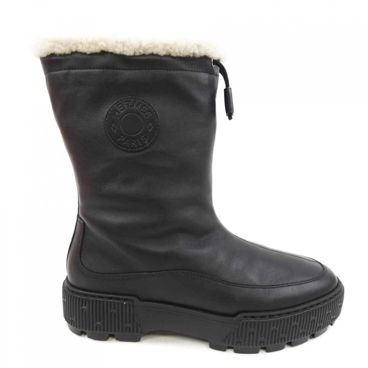 Hermes Journey Boots Black 36