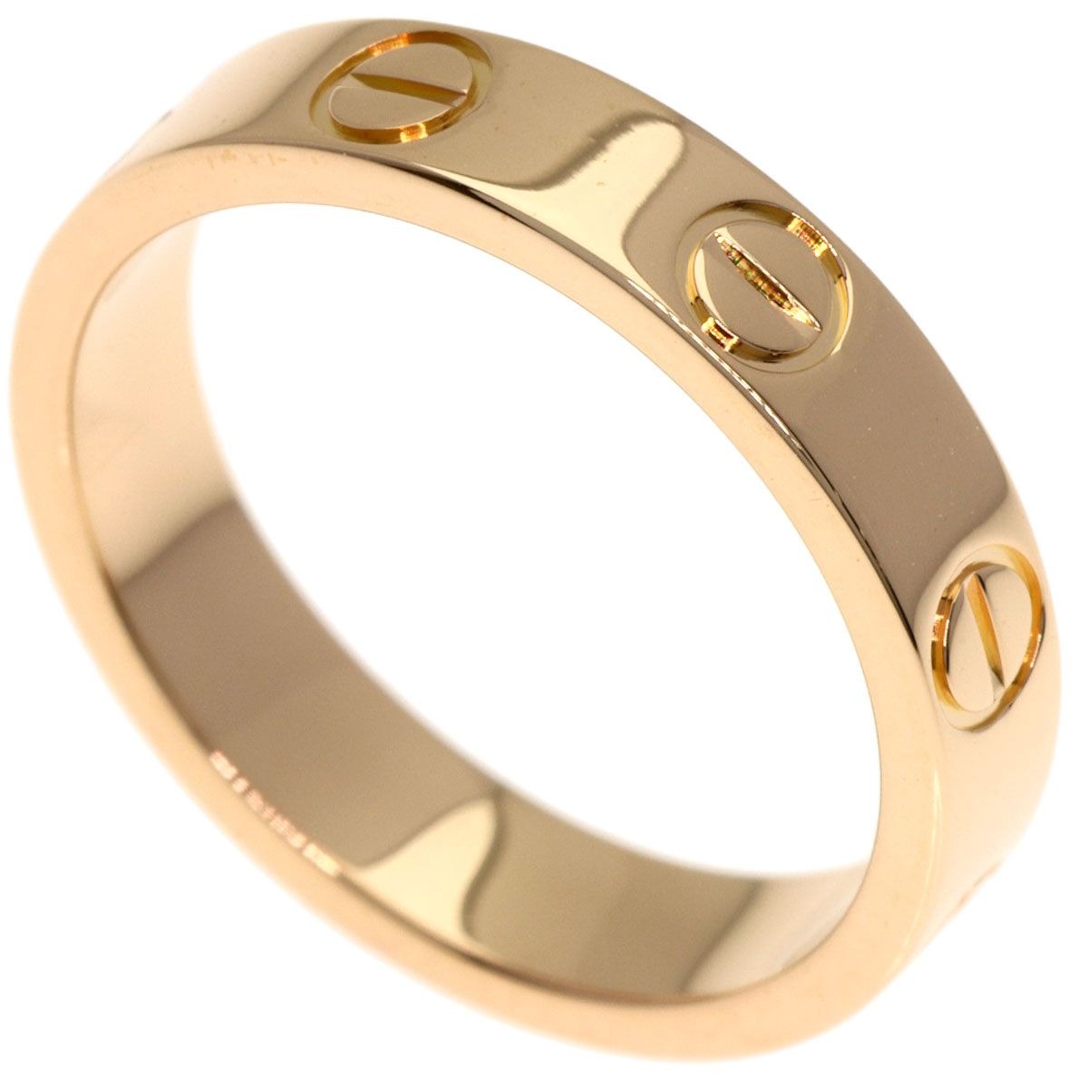 Cartier Mini Love Ring 47 18K Pink Gold