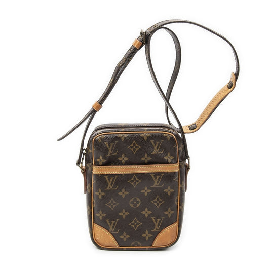 Louis Vuitton Danube Brown Monogram Canvas Shoulder Bag