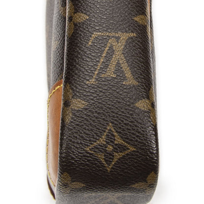 Louis Vuitton Danube Brown Monogram Canvas Shoulder Bag — view 8