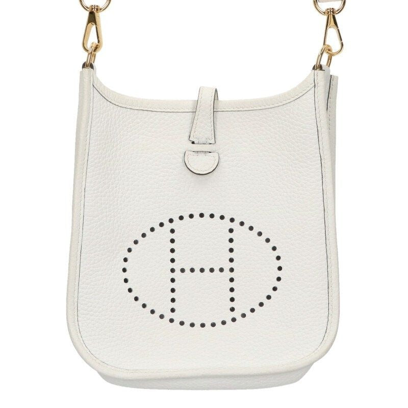 Hermes Evelyne TPM Taurillon Clemence New White