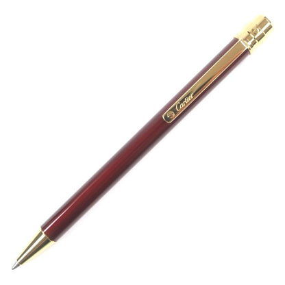 Cartier Santos de Cartier Ballpoint Pen With Logo Engraving Twist Closure