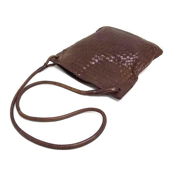 Bottega Veneta Shoulder Bag Intrecciato ebo Brown Leather — view 3