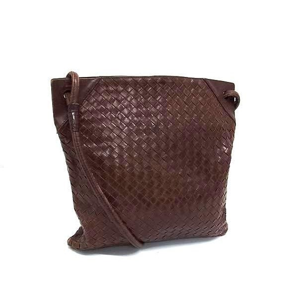 Bottega Veneta Shoulder Bag Intrecciato ebo Brown Leather