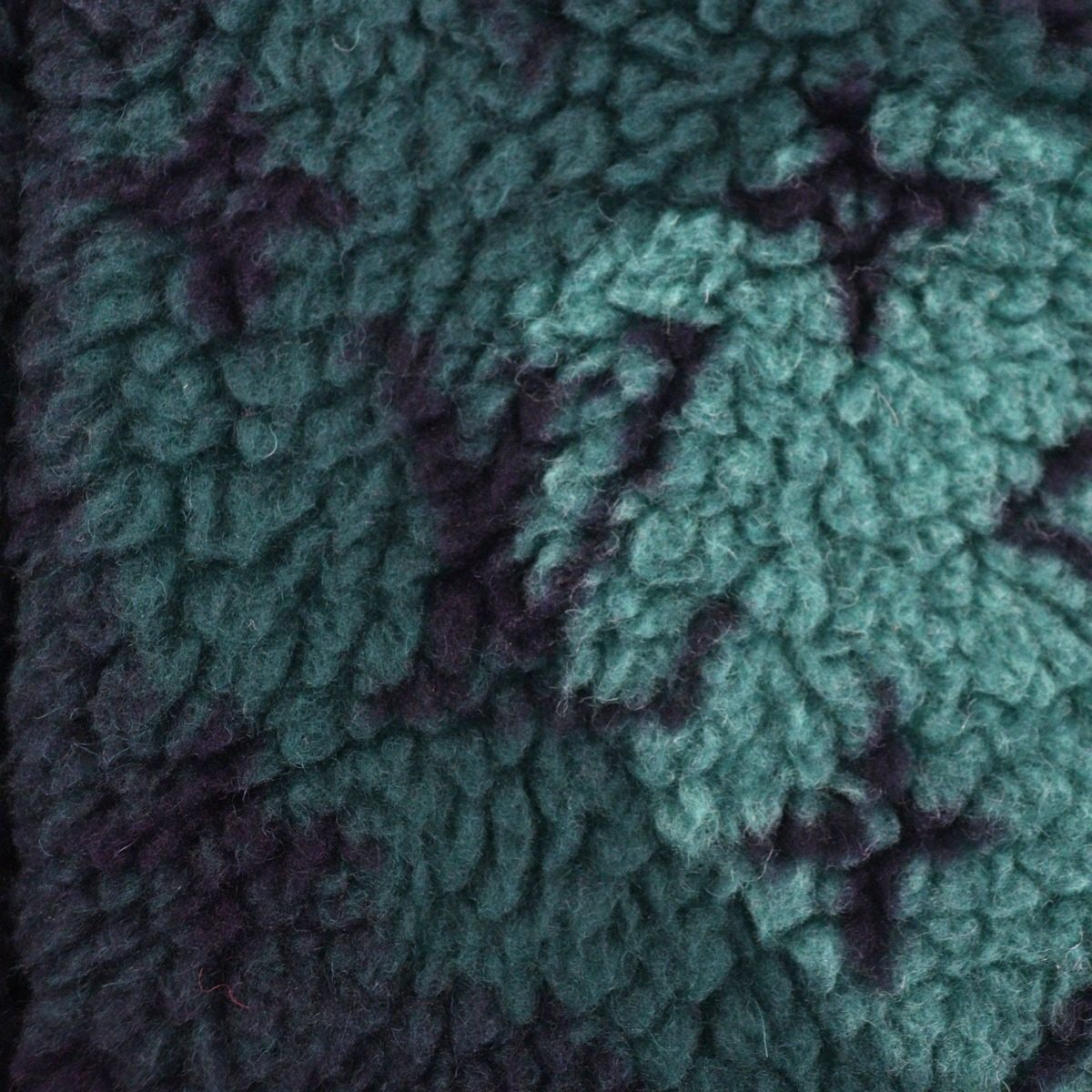 Louis Vuitton Monogram Jacquard Zip Up Fleece Jacket Green Navy — view 5
