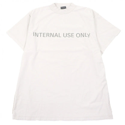 Balenciaga Cotton Inside Out Distressed Short Sleeve T-Shirt