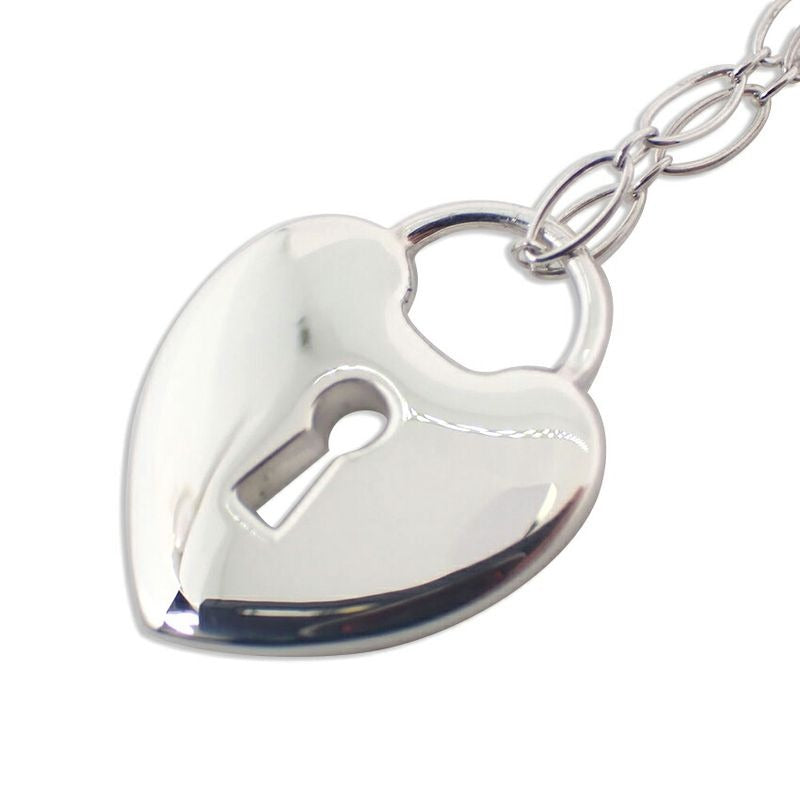 Tiffany 925 Keyhole Heart Pendant Necklace