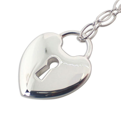 Tiffany 925 Keyhole Heart Pendant Necklace