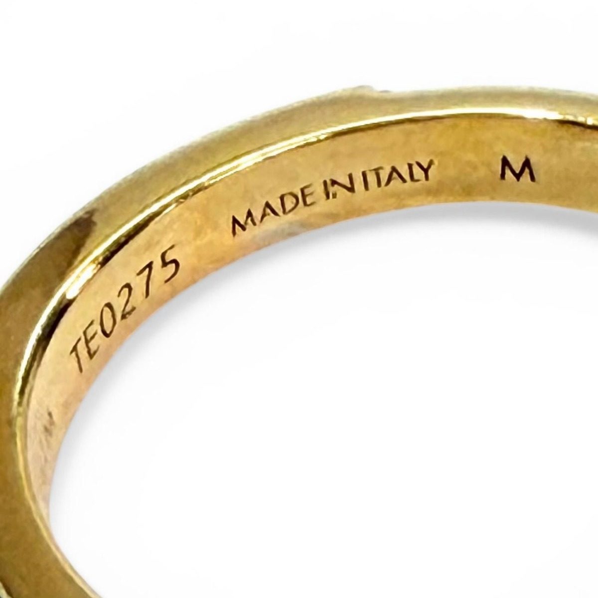 Louis Vuitton Ring LV Iconic Monogram Flower Line Stone Gold — view 9