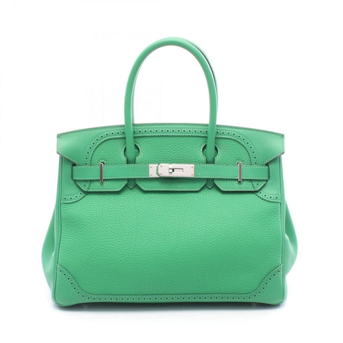 Hermes Handbag Birkin 30 Ghillies Bamboo Leather