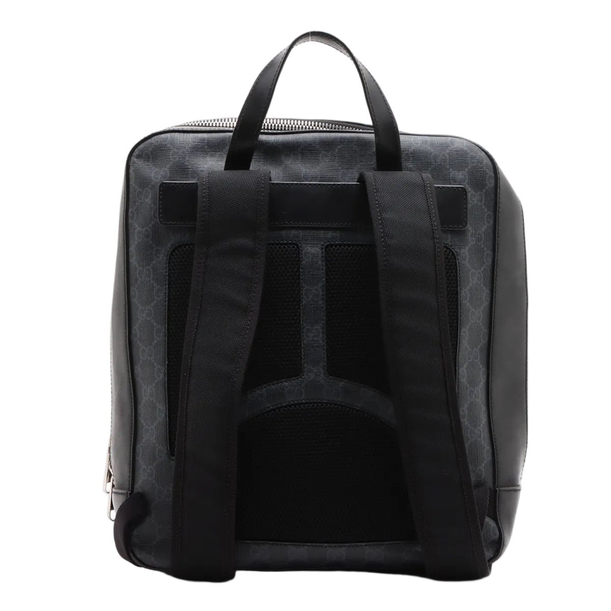 Gucci GG Sherry Line Leather Sac Bag Black — view 2